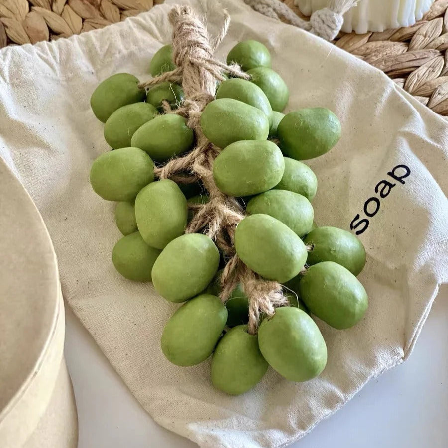 Organic Handmade Grape-Shaped Soap